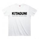 KITAGUNI 白Tシャツ(黒文字)